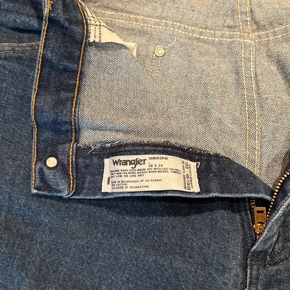 Men’s Wrangler Cowboy Cut Original Fit Jeans size 38 x 34 - Picture 4 of 4